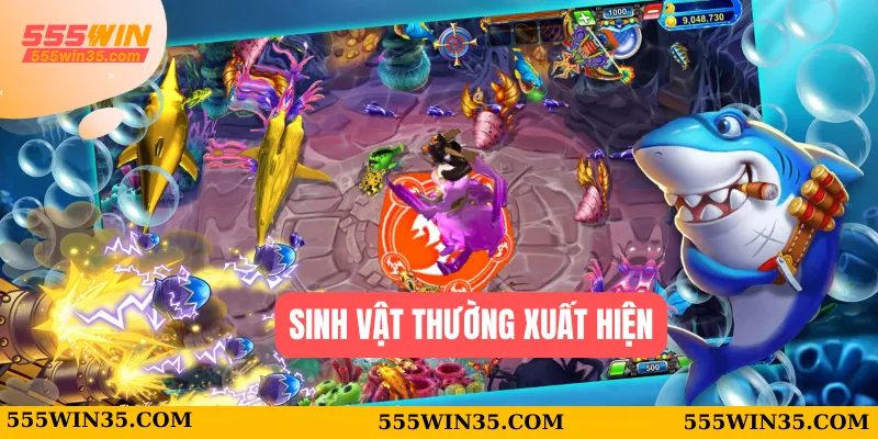 Sinh vật thường xuất hiện
